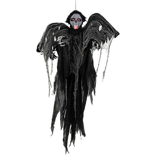 Northlight Animated Zombie Vampire With Lights & Sound Halloween Hanging Decor Northlight