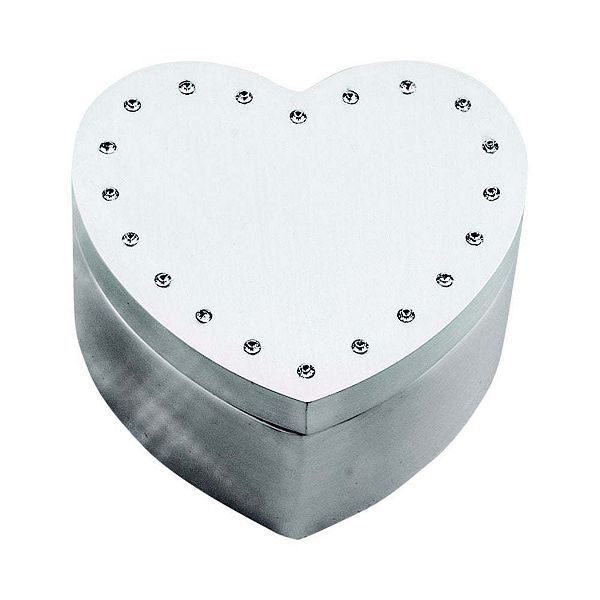 Heart Box With Crystals In Lid Creative Gifts International