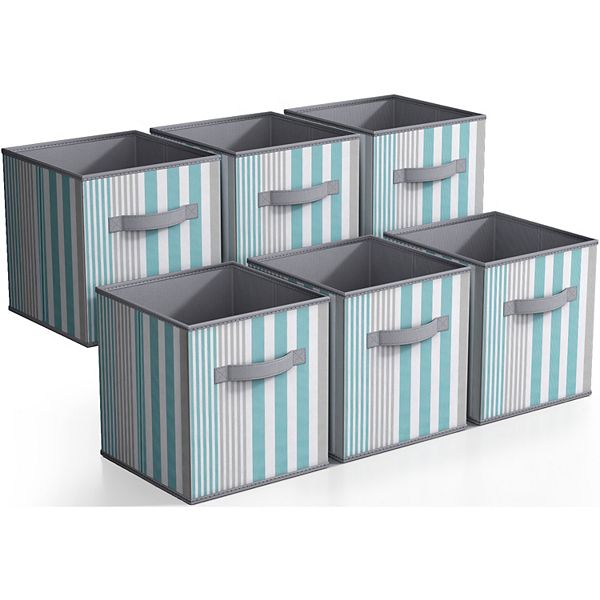 Sorbus 6-pack Foldable Fabric Storage Cube Bins Sorbus