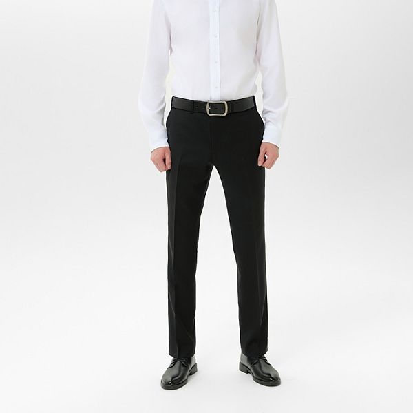 Академические черные брюки INDOCHINO из смеси шерсти, slim fit INDOCHINO