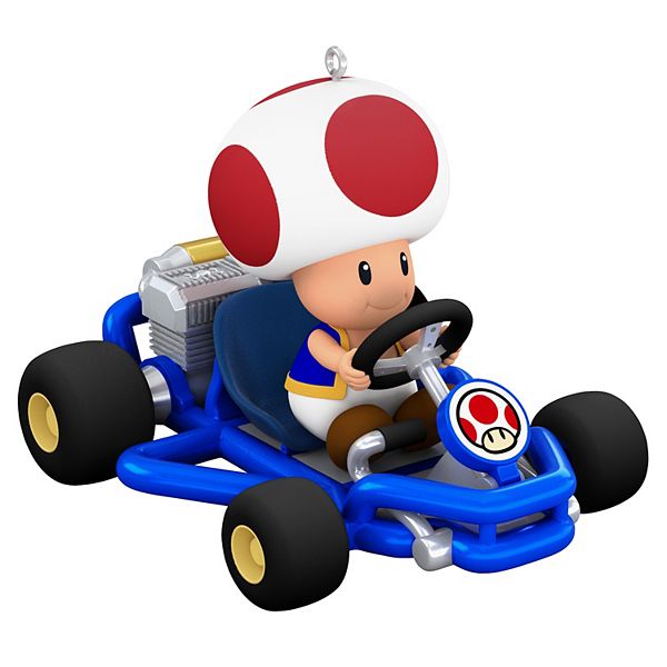 Игрушка елочная пластиковая подвесная Nintendo Mario Kart Toad, 4.9 см Hallmark