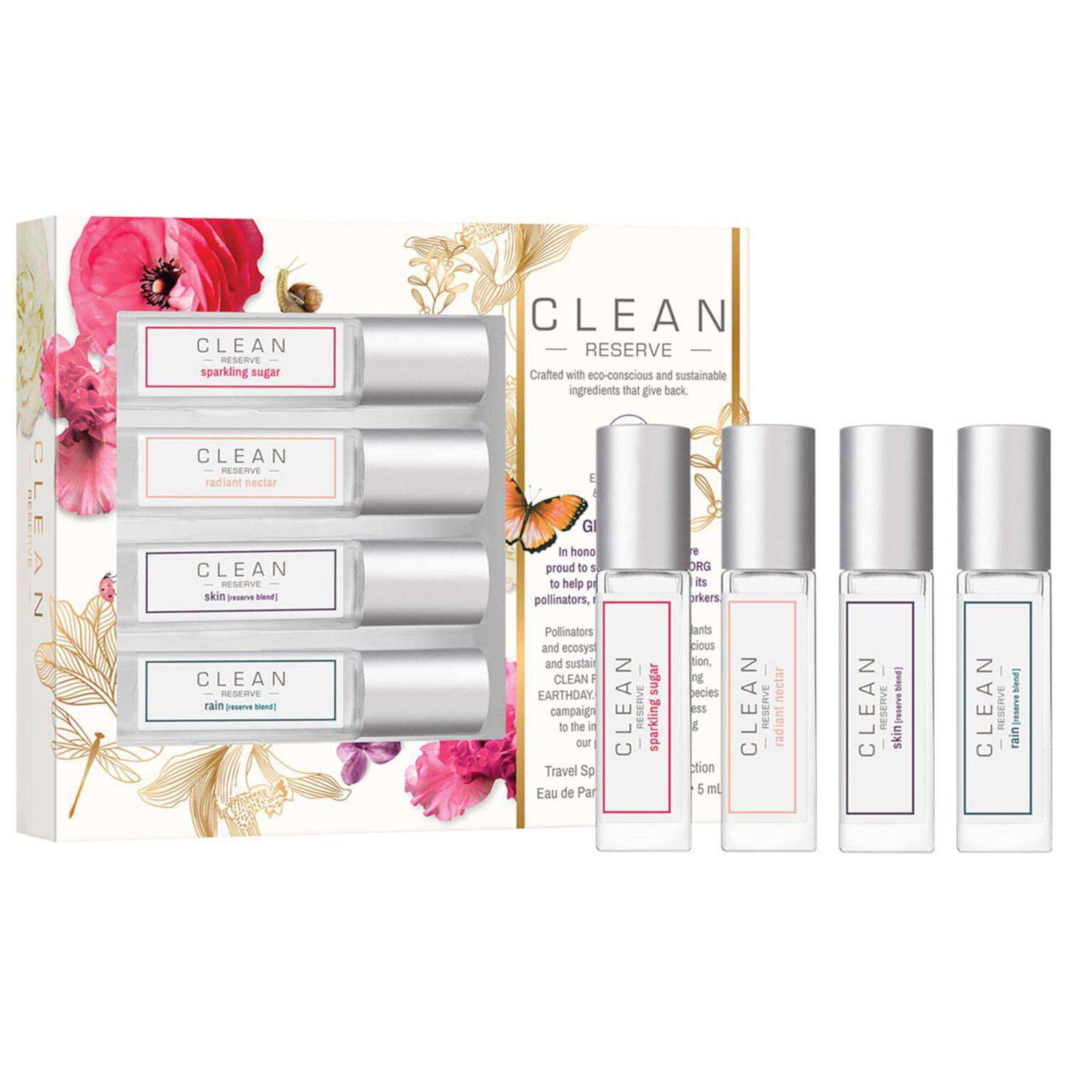 CLEAN RESERVE RESERVE Giving Back Travel Spray Fragrance Gift Set CLEAN RESERVE