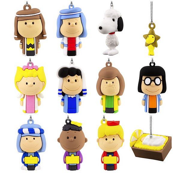 Hallmark Peanuts Nativity Countdown Calendar Paper Tree Set With 12 Mini Ornaments Hallmark