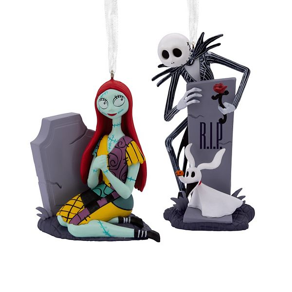 Disney's Nightmare Before Christmas 2-Piece Christmas Ornament Set by Hallmark Hallmark