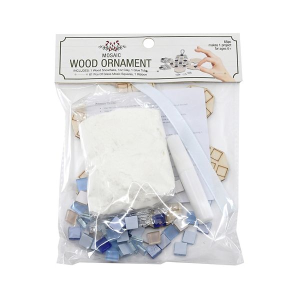 65-pc. Create Your Own Mosaic Kit Ornament Set Unbranded