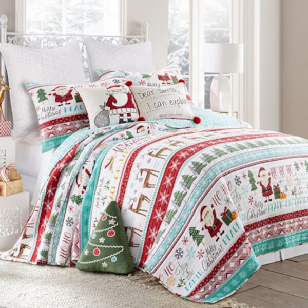 Levtex Home Ho Ho Holidays Quilt Set Levtex