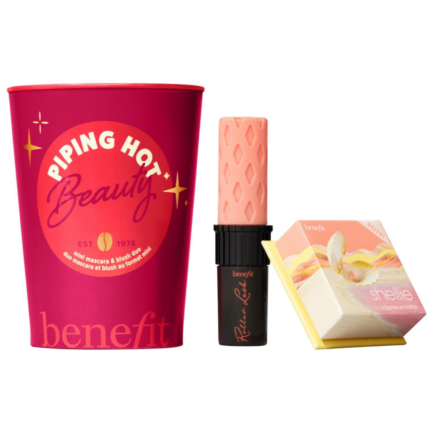 Benefit Cosmetics Piping Hot Beauty Mini Mascara & Blush Set Benefit Cosmetics