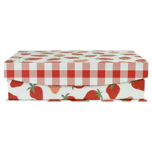 Celebrate Together Mini Strawberry Hinged Paper Storage Box Celebrate Together