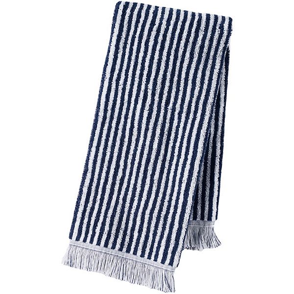 Lands' End Yarn Dyed Stripe Hand Towel Lands' End