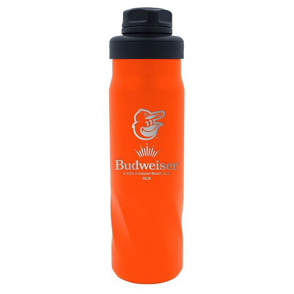 WinCraft  Baltimore Orioles 2024 MLB x Budweiser 20oz. Morgan Water Bottle Wincraft