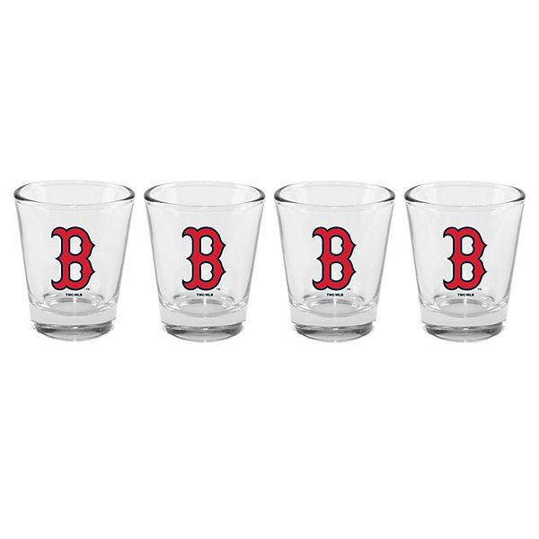 The Memory Company Boston Red Sox 4-Pack 2oz. Shot Glass Set The Memory Company