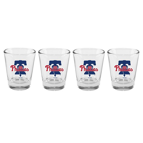 The Memory Company Philadelphia Phillies 4-Pack 2oz. Shot Glass Set The Memory Company