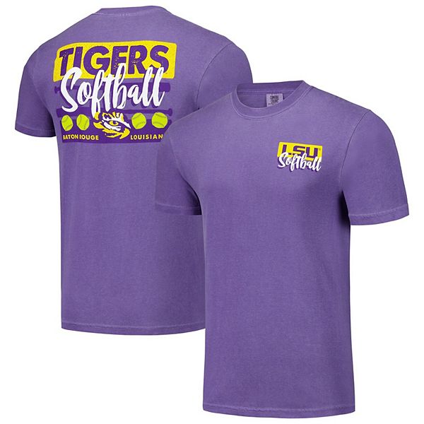 Универсальная Футболка Image One LSU Tigers Gritty Softball Bats Comfort Colors Image One