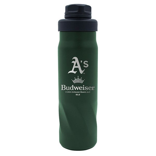 WinCraft  Oakland Athletics 2024 MLB x Budweiser 20oz. Morgan Water Bottle Wincraft