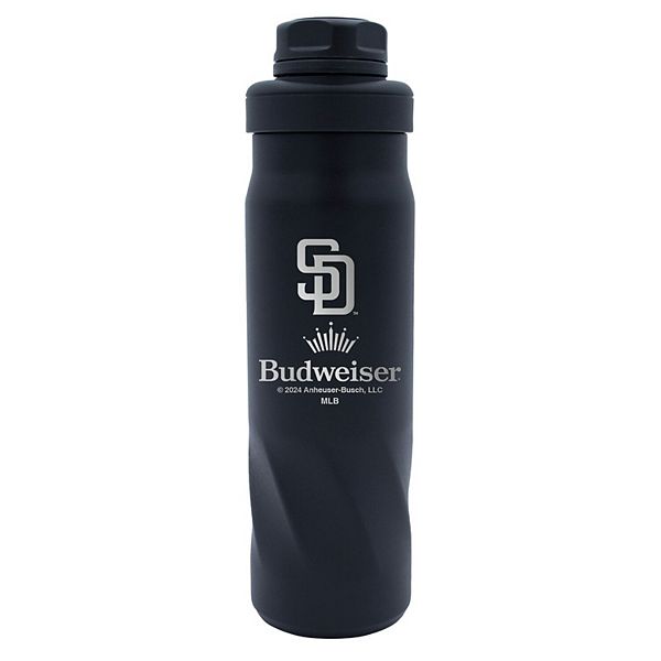 WinCraft  San Diego Padres 2024 MLB x Budweiser 20oz. Morgan Water Bottle Wincraft