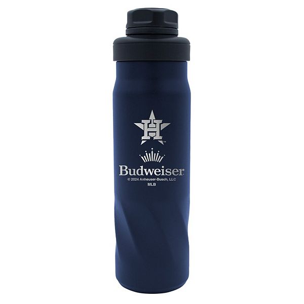 WinCraft  Houston Astros 2024 MLB x Budweiser 20oz. Morgan Water Bottle Wincraft