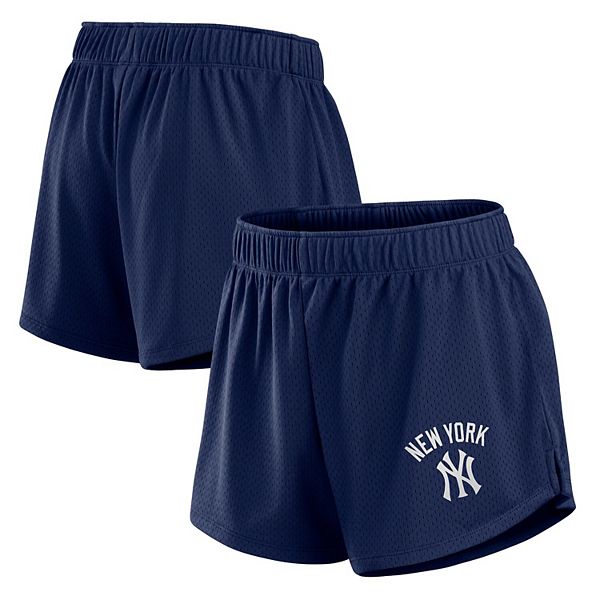 Женские Спортивные Шорты Fanatics Navy New York Yankees Fanatics Brands - White Label