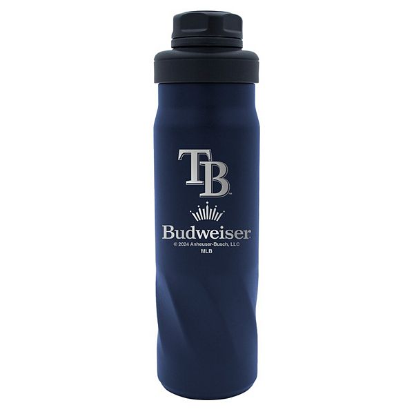 WinCraft  Tampa Bay Rays 2024 MLB x Budweiser 20oz. Morgan Water Bottle Wincraft