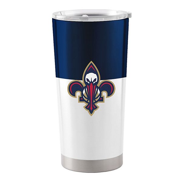 New Orleans Pelicans 20oz. Colorblock Stainless Steel Tumbler Logo Brand