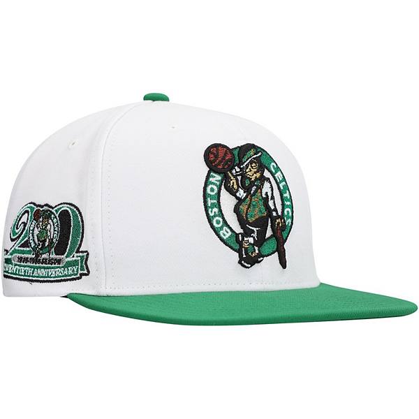 Кепка Mitchell & Ness Белая Boston Celtics Soul Logo Shine 2-Tone Snapback Mitchell & Ness