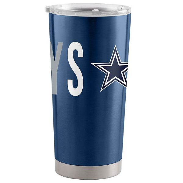 Dallas Cowboys 20oz. Stainless Steel Team Colors Tumbler Logo Brand