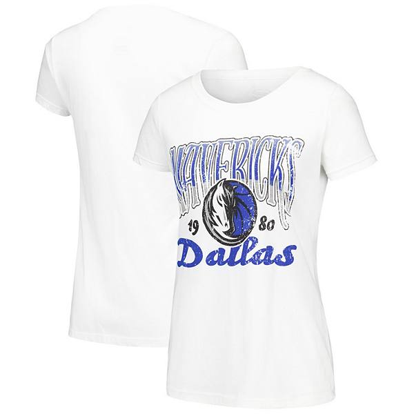 Женская Футболка Stadium Essentials Белая Dallas Mavericks Sky High Stadium Essentials