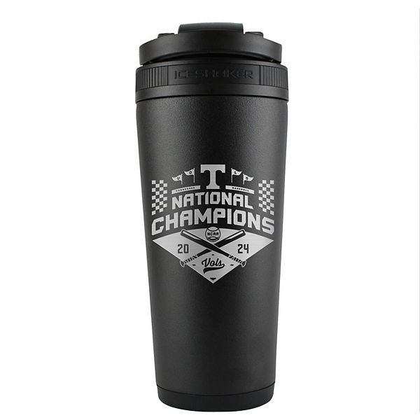 WinCraft Tennessee Volunteers 2024 NCAA Menâ€™s Baseball College World Series Champions 26oz. Ice Shaker Bottle Wincraft