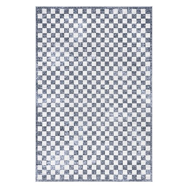 nuLOOM Ashanti Vintage Checkers Machine Washable Area Rug NuLOOM