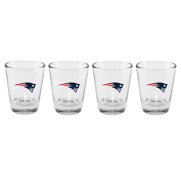 The Memory Company New England Patriots 4-Pack 2oz. Shot Glass Set The Memory Company