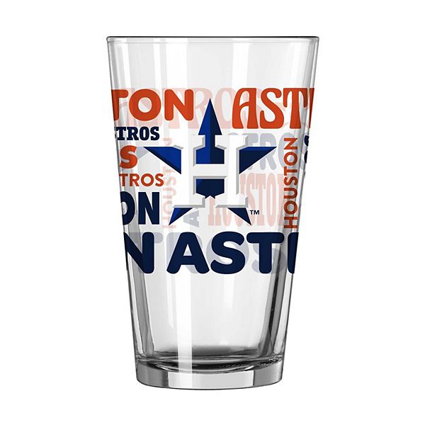 Houston Astros 16oz. Pint Glass Logo Brand