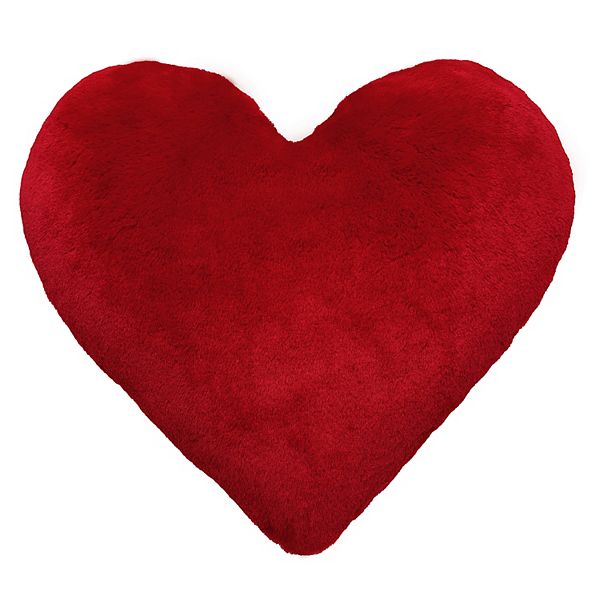 Celebrate Together™ Valentine's Day Oversized Faux Fur Heart Pillow Celebrate Together