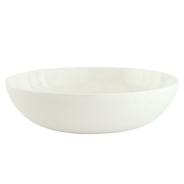 Fitz & Floyd Nevaeh White 9.75 in. Vegetable Bowl Fitz & Floyd