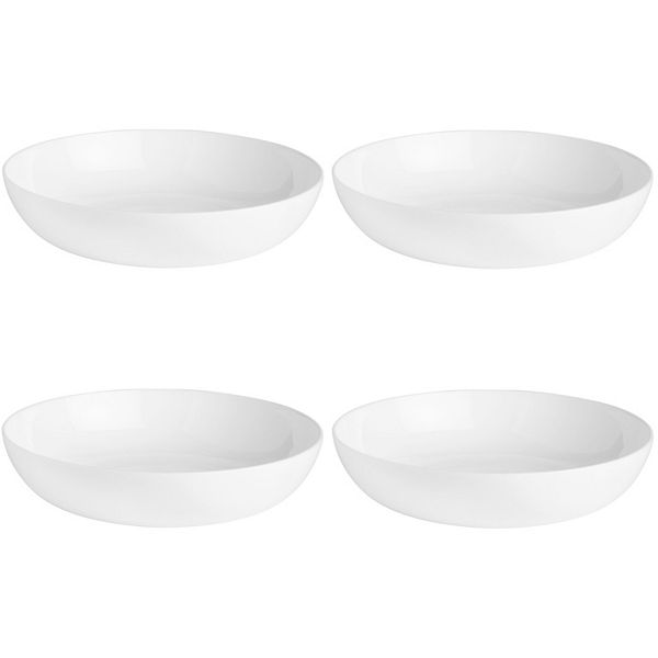 Fitz & Floyd Nevaeh White Pasta Dinner Bowls, Set of 4 Fitz & Floyd