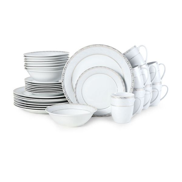 Fitz & Floyd Gold Serif 32-Piece Dinnerware Set Fitz & Floyd