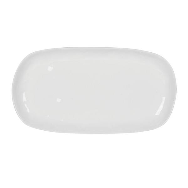 Fitz & Floyd Everyday White 15 in. Organic Serve Platter Fitz & Floyd