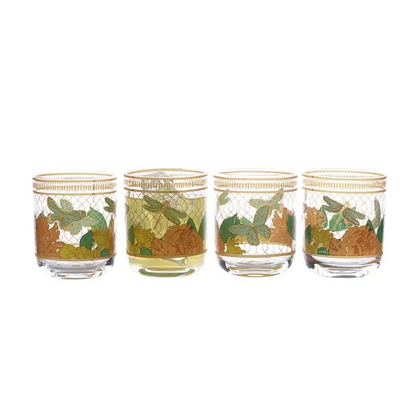 Fitz & Floyd Vintage Vibe 13 oz. Double Old Fashioned Glasses, Set of 4 Fitz & Floyd