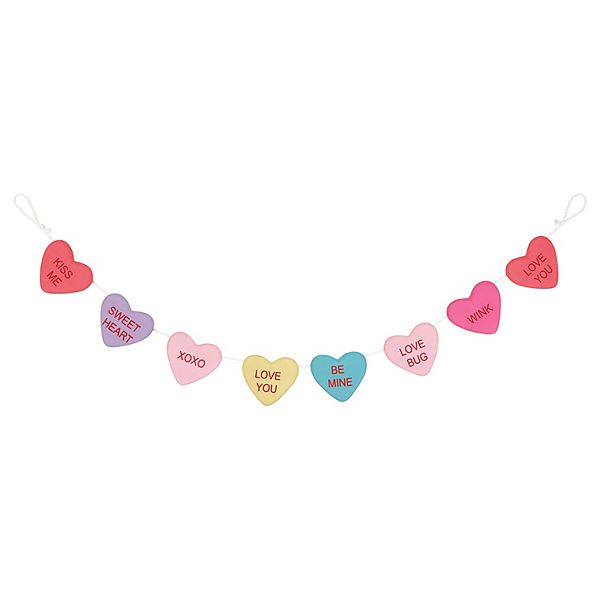 Celebrate Together™ Valentine's Day Conversation Heart Garland Celebrate Together