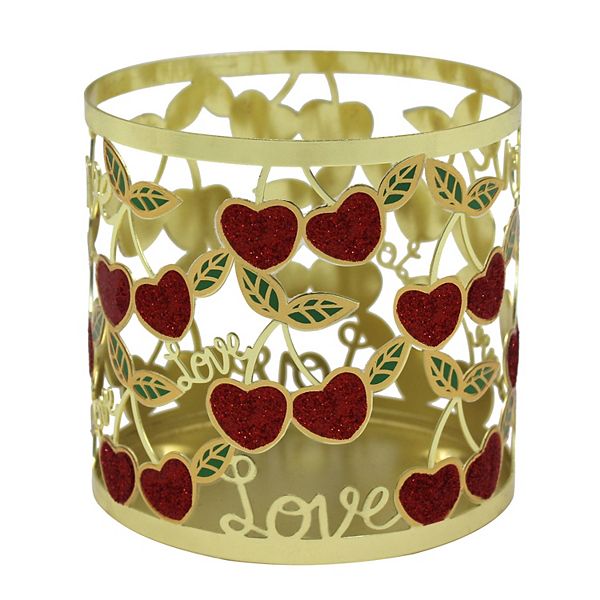 Celebrate Together™ Valentine's Day Cherry Heart Candle Sleeve Celebrate Together