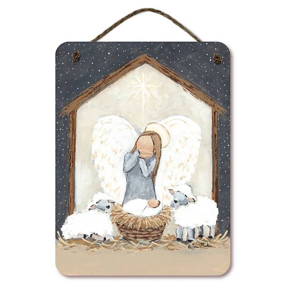 COURTSIDE MARKET Nativity 12" x 16" Hanging Artboard Courtside Market