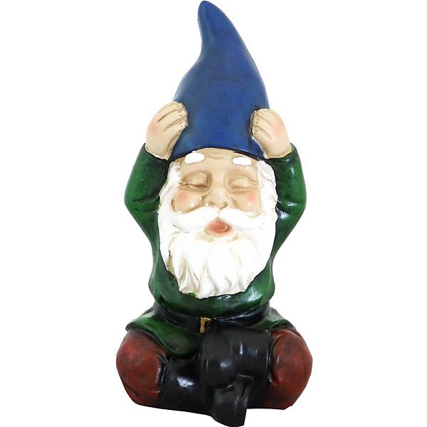 Sunnydaze Sage The Yoga Gnome Indoor/outdoor Garden Statue - 11.75 In Sunnydaze Decor