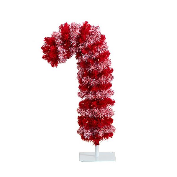 nearly natural 30-in. Pre-Lit Artificial Candy Cane Christmas Tree NEARLY NATURAL