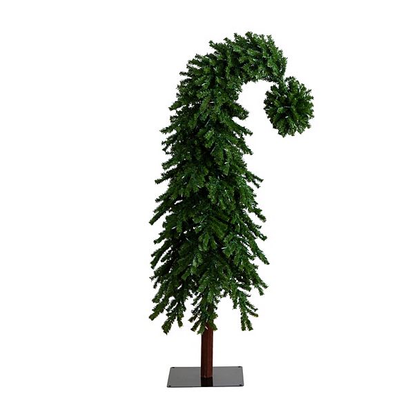 nearly natural 7-ft. Holiday Green Santa’s Hat Christmas Tree NEARLY NATURAL