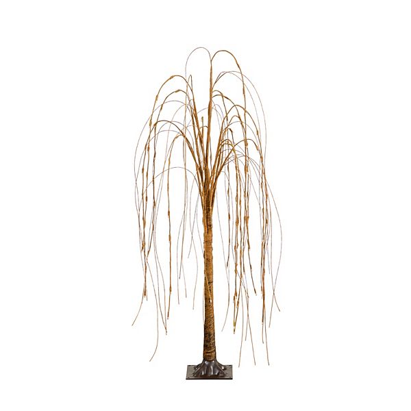 nearly natural 4-ft. Pre-Lit Artificial Willow Tree NEARLY NATURAL