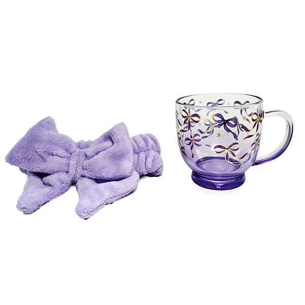 Petal and Pearl Mug and Spa Headband Gift Set Petal and Pearl