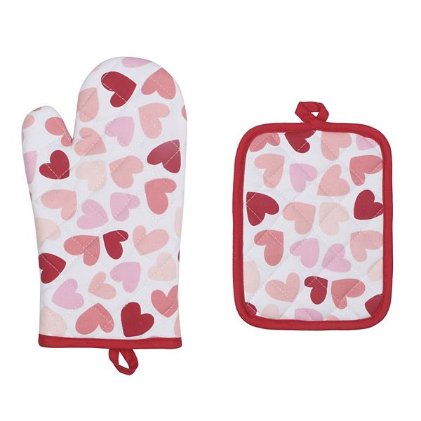 Celebrate Together™ Valentine's Day Heart Toss Oven Mitt & Pot Holder Celebrate Together