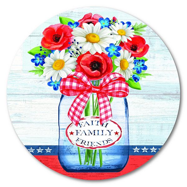 COURTSIDE MARKET Flowers II Plaque Wall Art Courtside Market