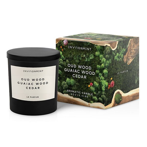 8oz Candle Inspired By TF Oud Wood - Oud Wood, Guaiac Wood, Cedar ENVIRONMENT