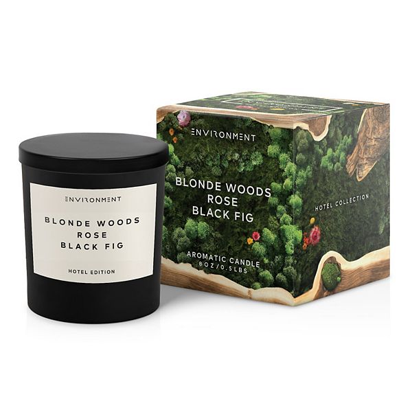 8oz Candle Inspired By The Edition Hotel - Blonde Woods, Rose, Black Fig ENVIRONMENT