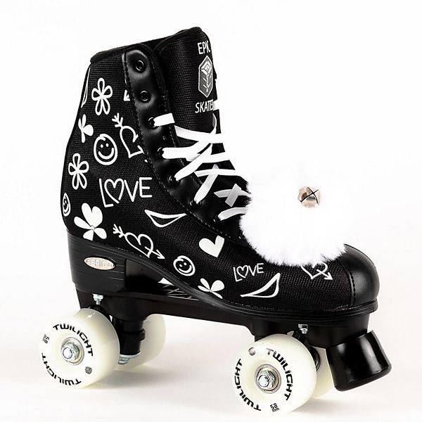 Универсальные Роликовые Коньки Epic Skates Black Luv Led Light Up Epic Skates