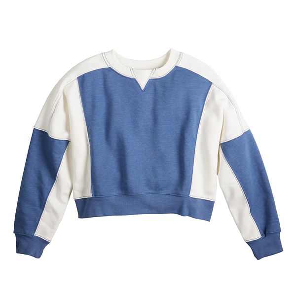 Girls 4-6x SO® Colorblock Crewneck Sweatshirt in Regular & Plus Size SO